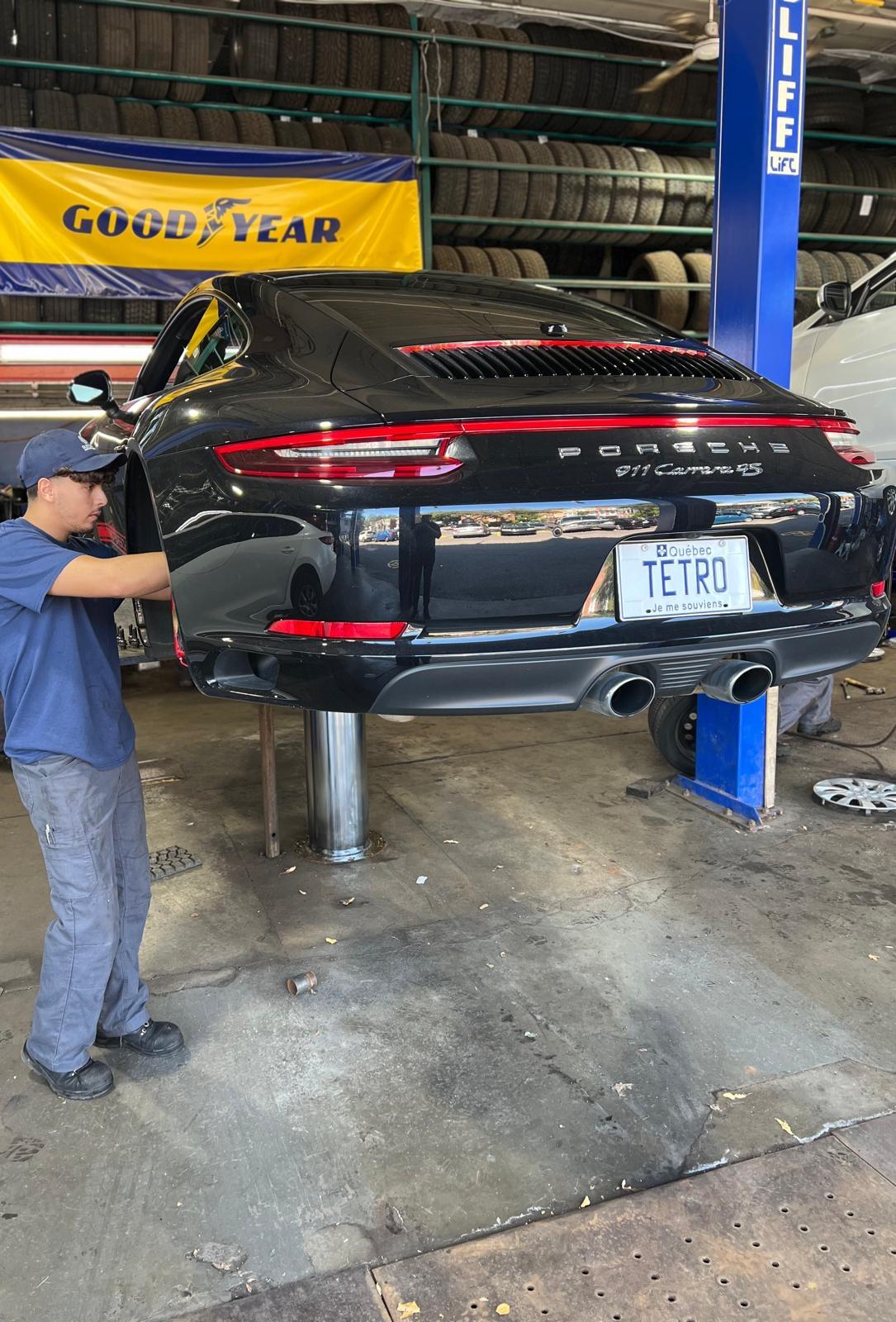 Restauration d'une Porsche classique